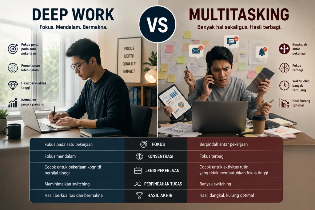 Deep Work vs Multitasking